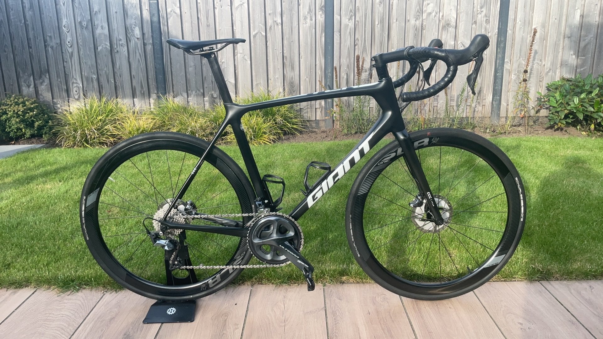Giant TCR  Advanced Pro Team Disc zwart maat L, Fietsen en Brommers, Carbon, Zo goed als nieuw, Meer dan 20 versnellingen, 53 tot 57 cm
