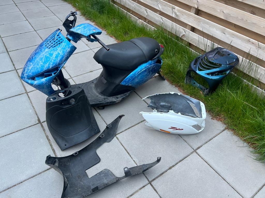Piaggio Zip 2000 H2O Frame met Duitse papieren, Fietsen en Brommers, Ophalen, Gebruikt, Frame, Piaggio