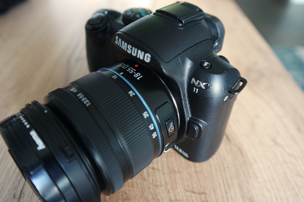 Samsung NX11 Systeemcamera met 18-55 mm OIS lens, Beeldstabilisatie, Verzenden, Samsung, Geheugenkaart