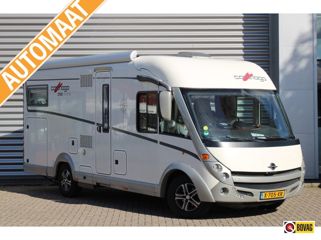 Carthago Chic C-Line Automaat 3.0 Luchtvering ALKO Trekhaak, Ringverwarming, Brandblusser, Fiat, 6 tot 7 meter