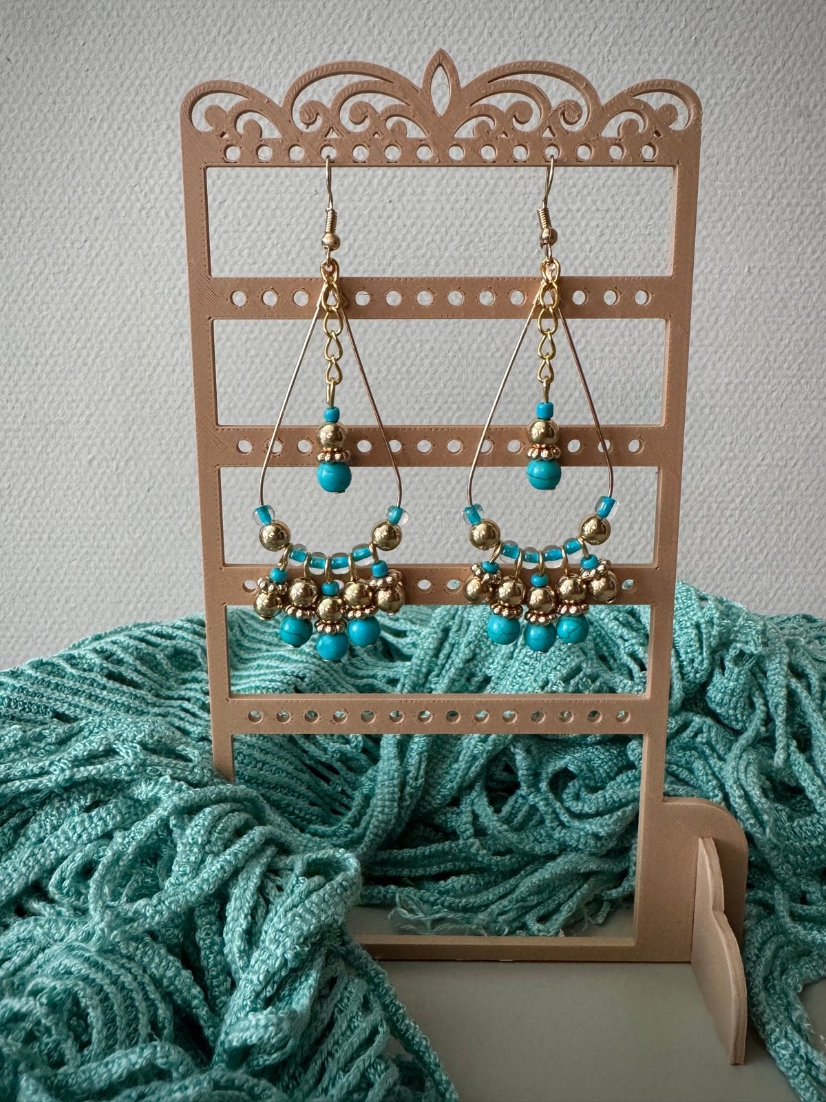 Oorbellen ‘Ibiza style’, Overige materialen, Hangers, Nieuw, Verzenden