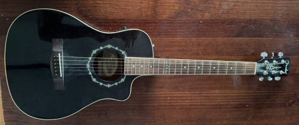 Fender T-Bucket 200CE Black — elektrisch-akoestische gitaar, Ophalen, Zo goed als nieuw, Western- of Steelstringgitaar, Met koffer
