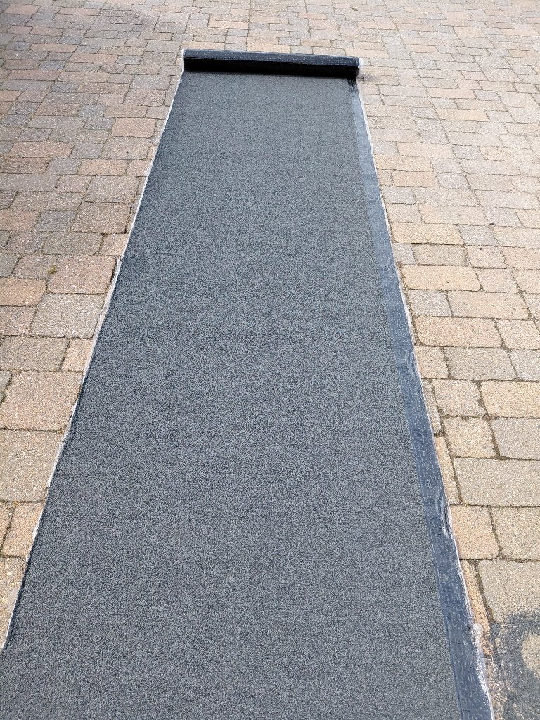 Dakleer, Ophalen, Overige materialen, Zwart, Nieuw