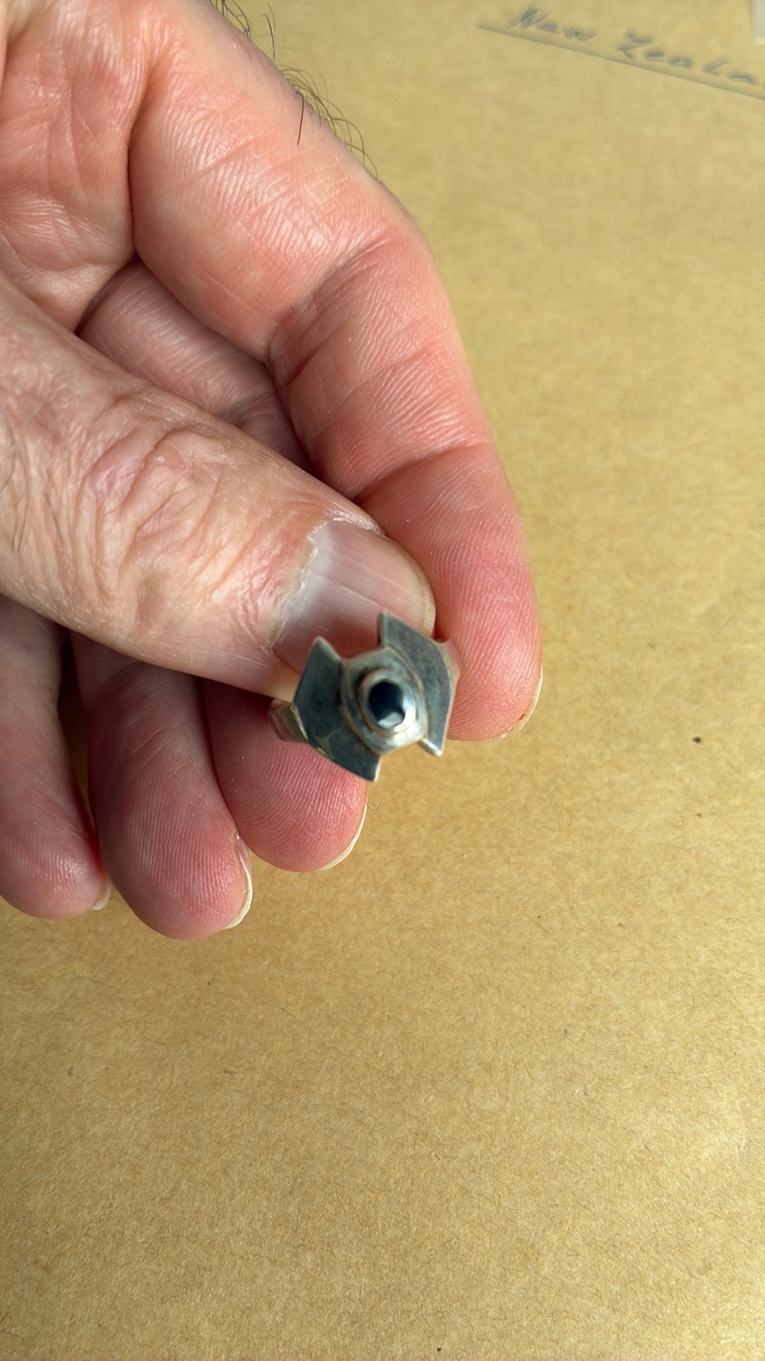 925 sterling zilver ring 16,5/17 mm, Gebruikt, Ophalen of Verzenden, Kleiner dan 17, Dame