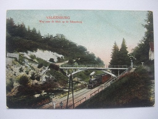 P336 Valkenburg - Schaesberg, trein, weg naar de Kluis, Verzenden, Voor 1920, Ongelopen, Limburg