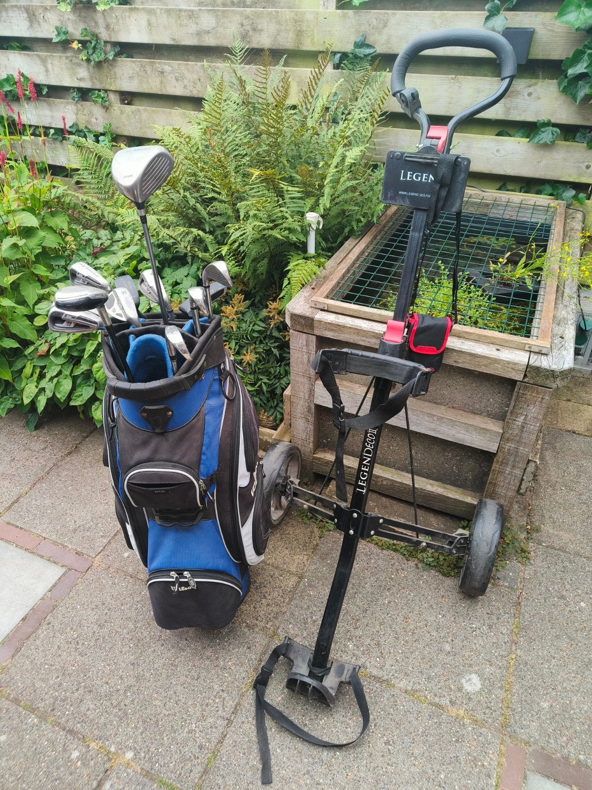 Wilson Di11 rechtshandig met kar en accesso, Ophalen of Verzenden, Club