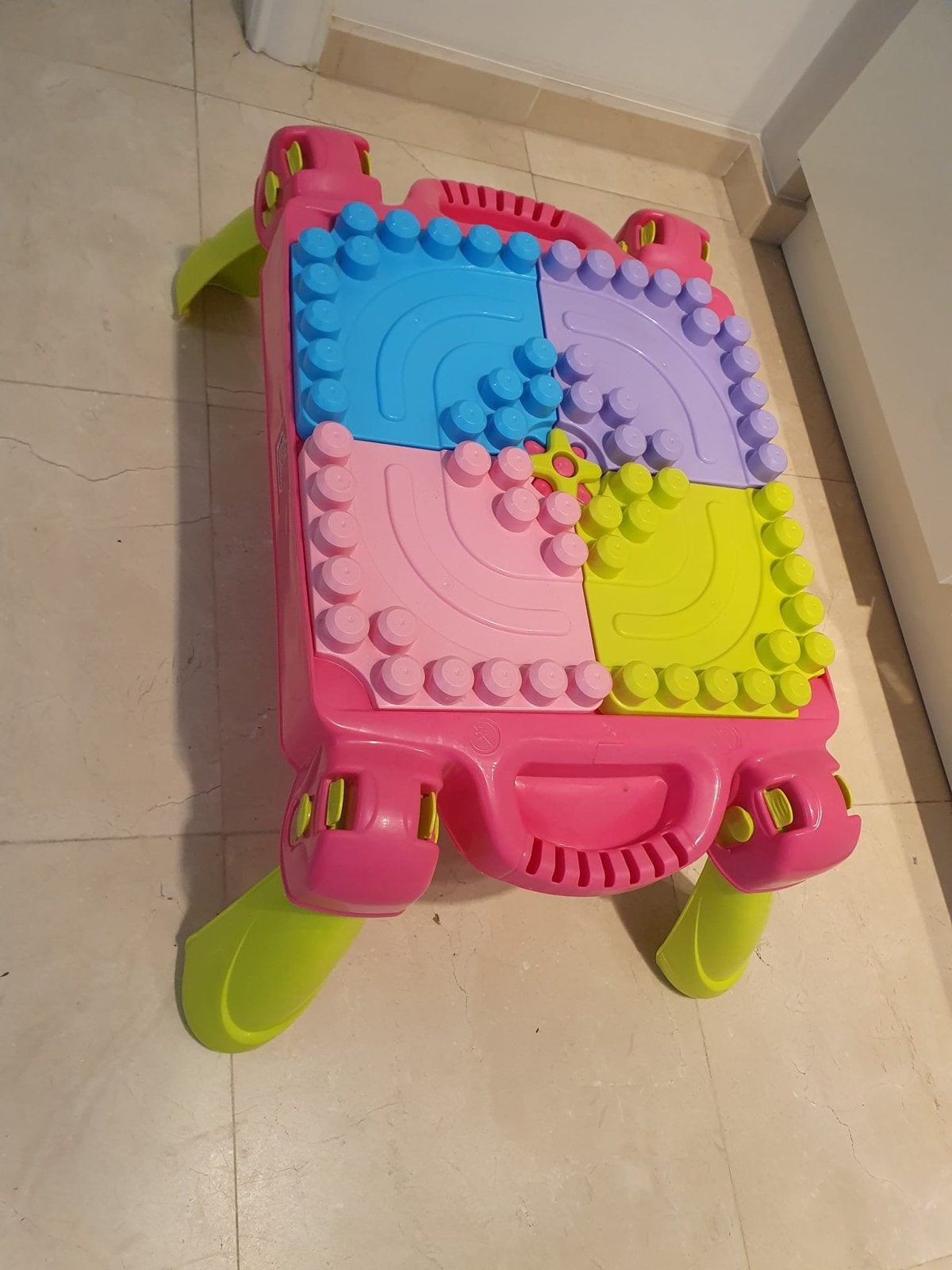 Mega Bloks First Builders Bouw- en leertafel, Ophalen, Zo goed als nieuw