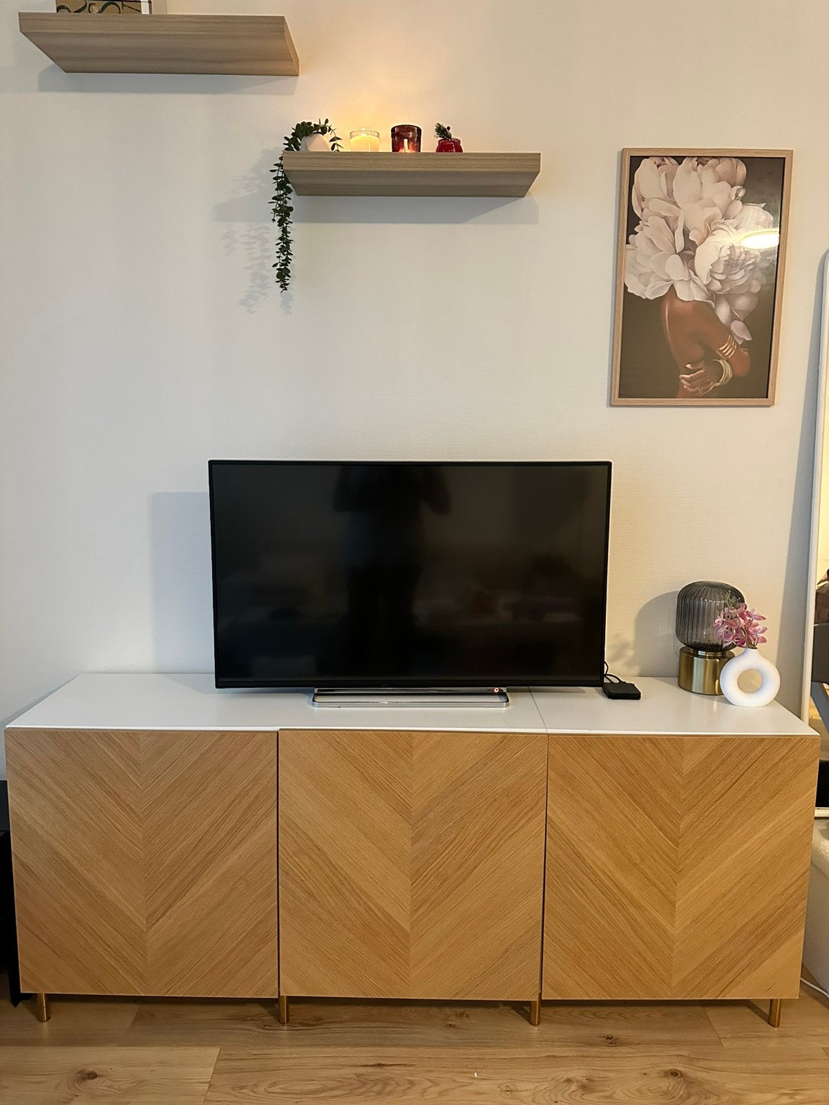 Tv meubel (exclusief tv), Ophalen, Zo goed als nieuw, 25 tot 50 cm