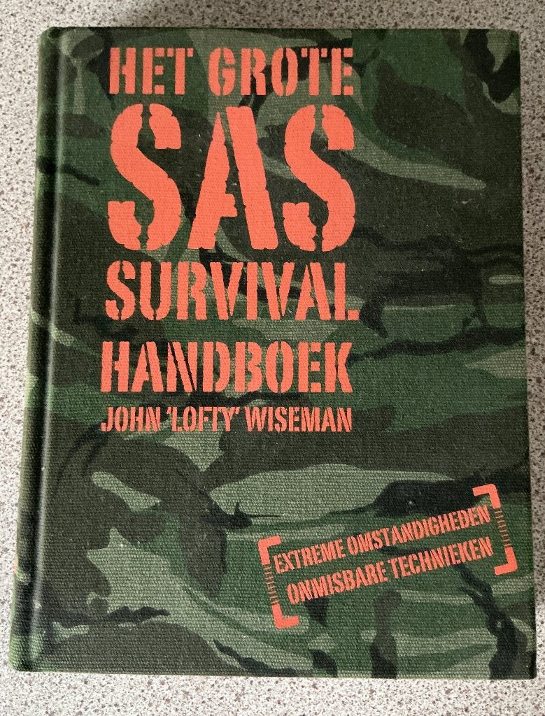 Het grote SAS survival handboek - John Lofty Wiseman, Ophalen of Verzenden, Zo goed als nieuw, Overige onderwerpen, John Lofty Wiseman