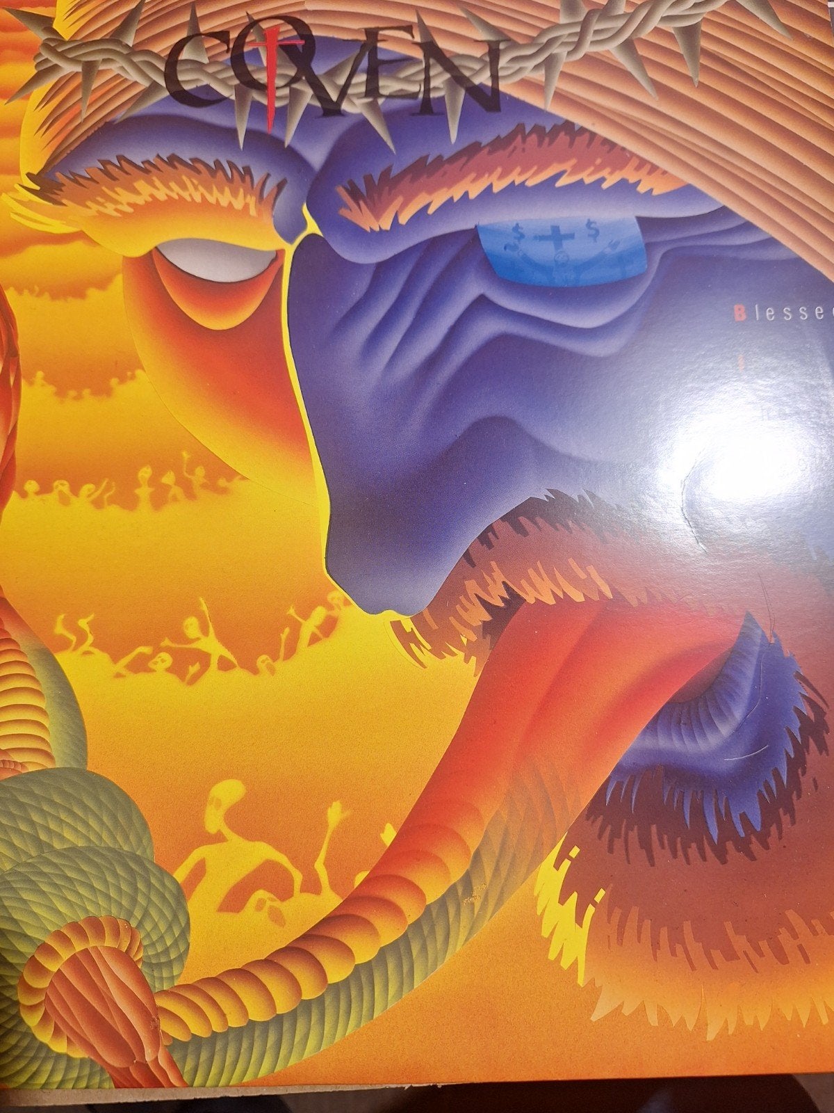 Coven - Blessed Is The Black LP (Ever Rat Records), LP, Gebruikt, Verzenden, Hard Rock