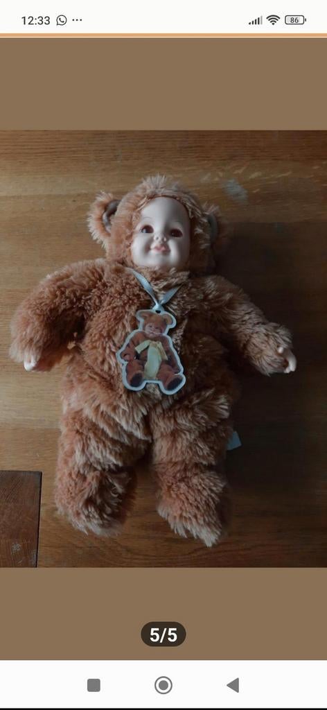 Anna Geddes pop, Kinderen en Baby's, Speelgoed | Poppen, Ophalen of Verzenden
