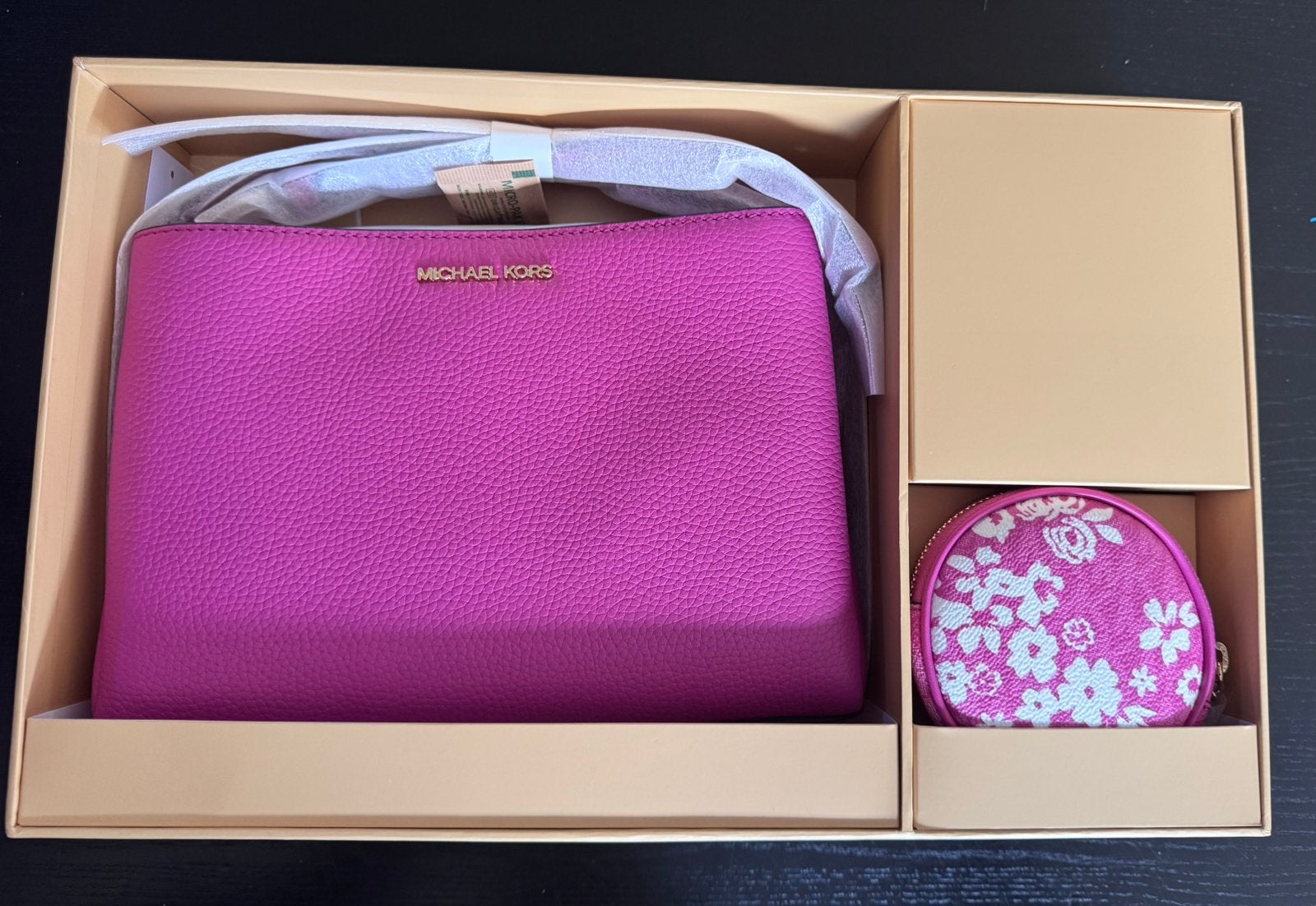 Michael Kors tas Trisha, Ophalen of Verzenden, Nieuw, Roze, Handtas