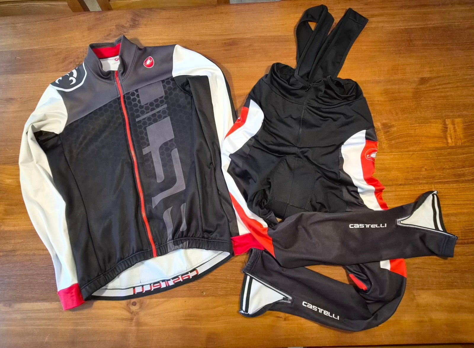 Castelli fietsset XL - Heerlijk warm en comfortabel, Castelli, Heren, Ophalen of Verzenden, Zo goed als nieuw
