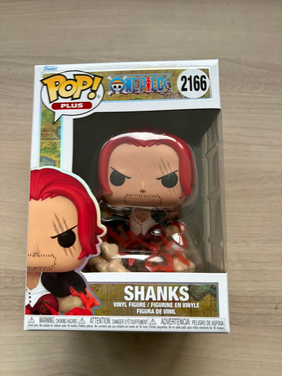 Funko Pop! Plus One Piece Shanks #2166 Vinyl Figure, Funko Europe, Ophalen of Verzenden, Zo goed als nieuw, 4th floor, 1 Queen Caroline St, London W6 9YN, Verenigd Koninkrijk
