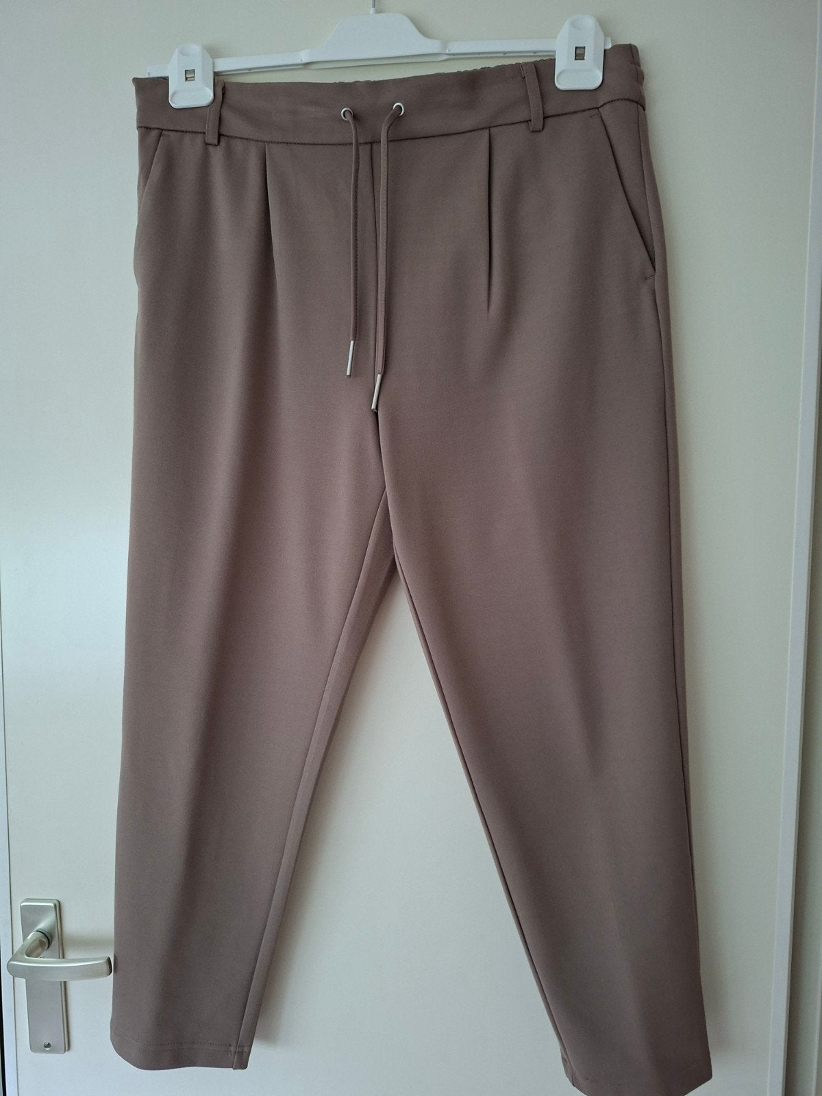 ONLY Poptrash zand broek XL/30 NIEUW, Beige, Maat 46/48 (XL) of groter, Nieuw, Ophalen of Verzenden