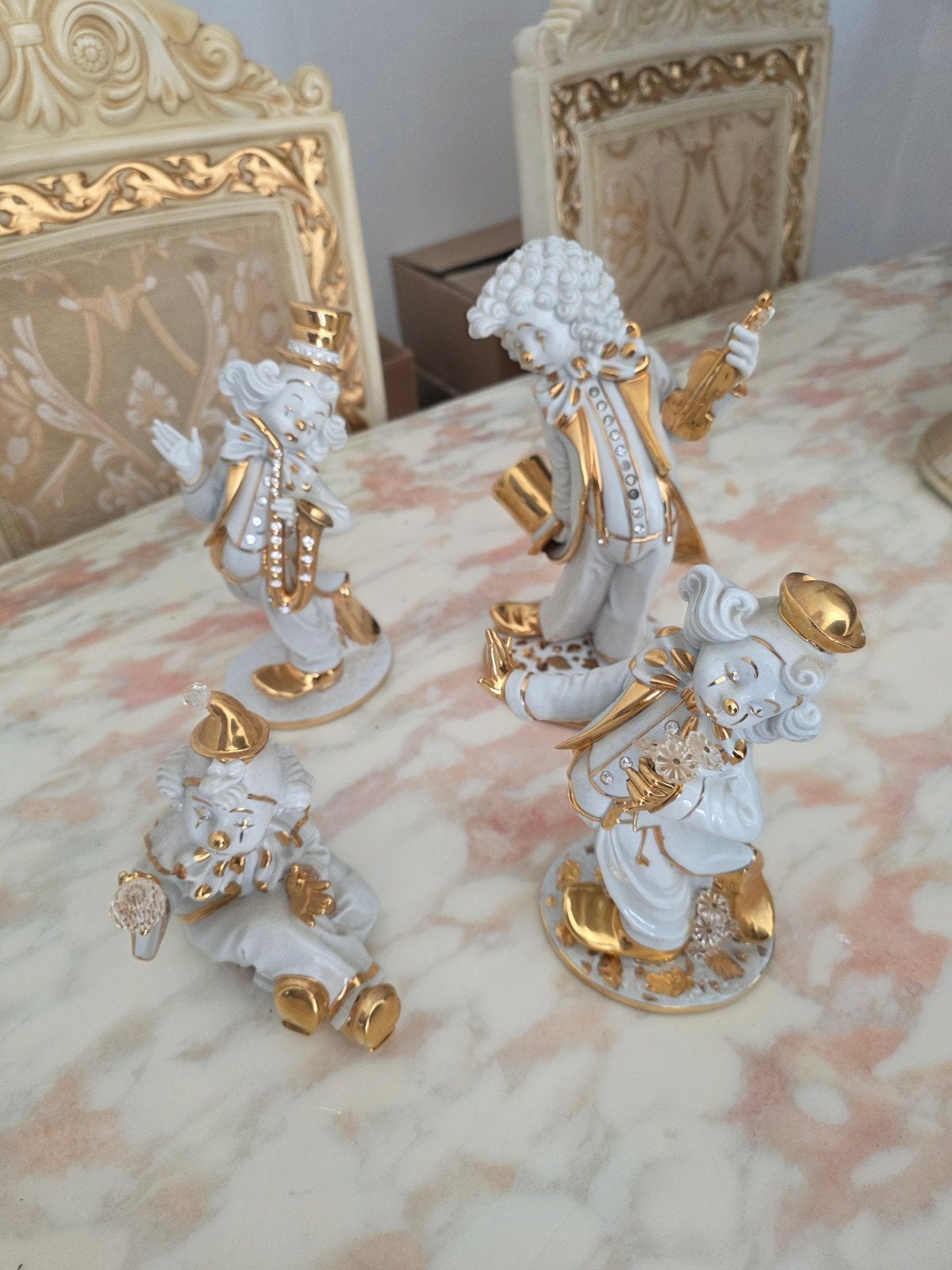 Capodimonte .bladgoud .antiek, Ophalen, Zo goed als nieuw