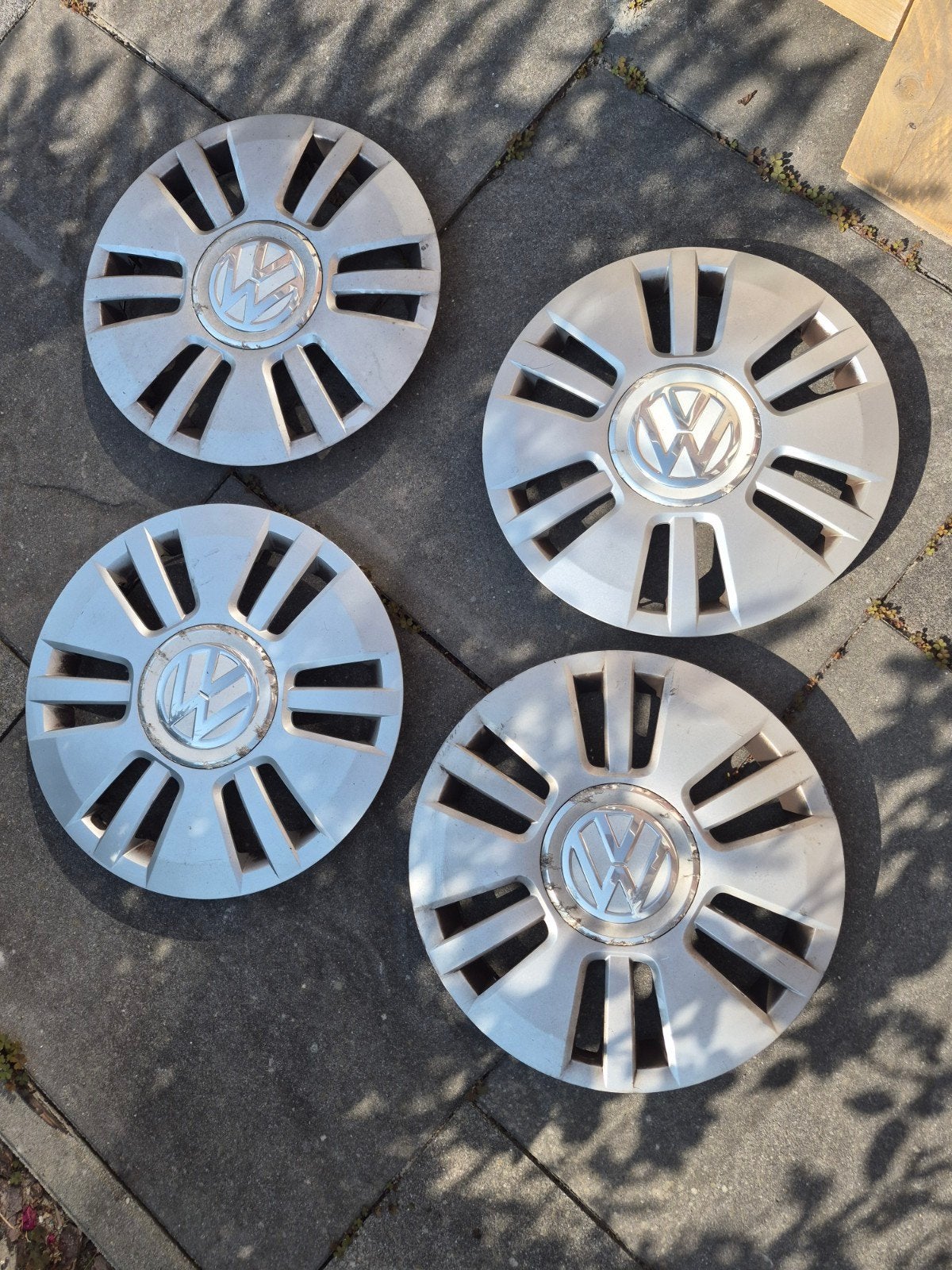 wieldoppen volkswagen up, Auto diversen, Wieldoppen, Ophalen, Gebruikt