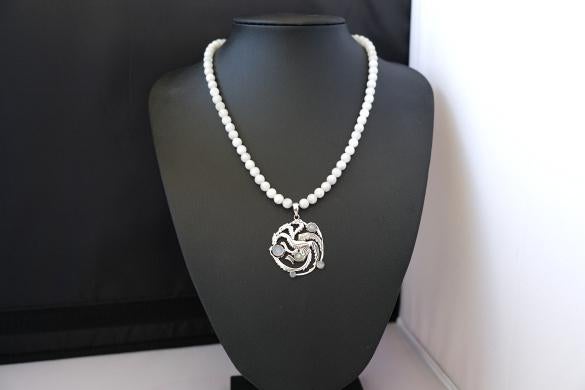 MAANSTEEN ketting/armband-set, Verzenden, Wit, Nieuw, Verstelbaar