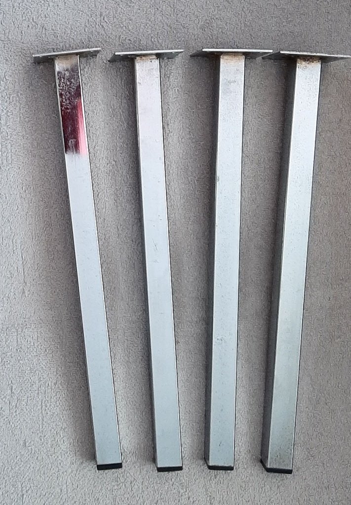 Tafelpoten rvs 40 cm, Ophalen, Gebruikt
