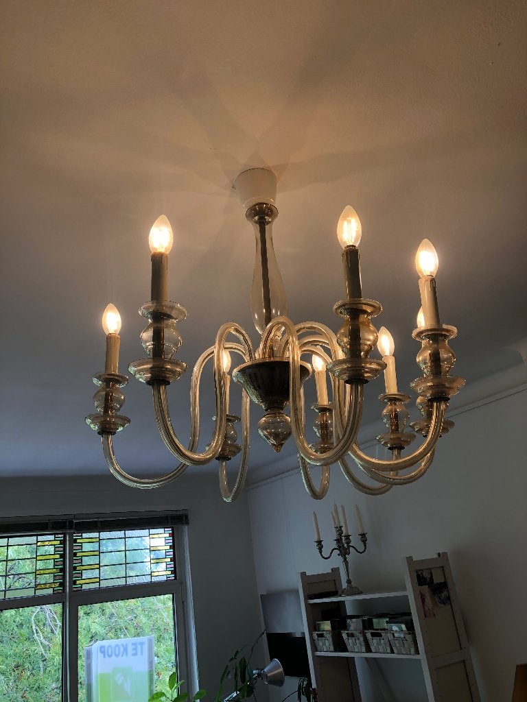 Kroonluchter, Huis en Inrichting, Lampen | Kroonluchters, Ophalen, Gebruikt, Romantisch, E14 (klein)