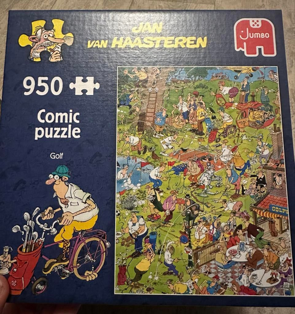 Jan van Haasteren Comic Puzzel Golf 950 stukjes, Ophalen of Verzenden, 500 t/m 1500 stukjes, Zo goed als nieuw, Legpuzzel