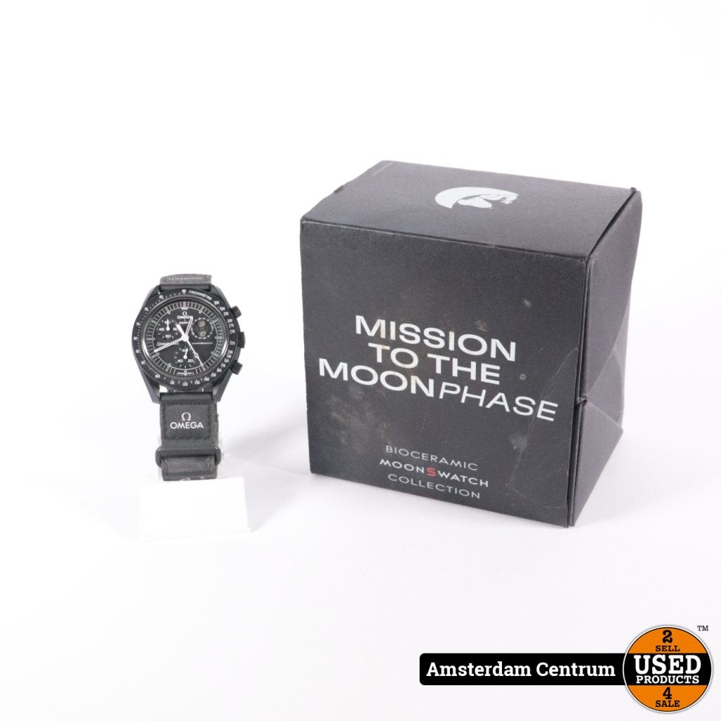 Swatch x Omega Mission to the Moonphase - Zeer Nette Staat, Swatch, Gebruikt, https://www.swatch.com/nl-nl/contact.html, Jakob-StÃ¤mpfli-Strasse 94, 2502 Biel/Bienne, Zwitserland