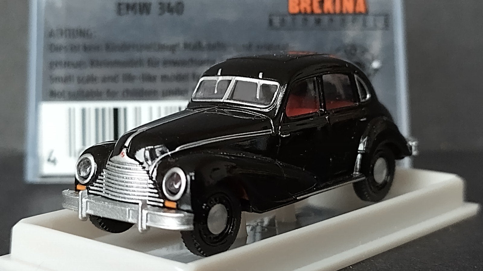 EMW 340 Zwart 1:87 H0 Brekina Pol, .., Auto, Verzenden, Nieuw