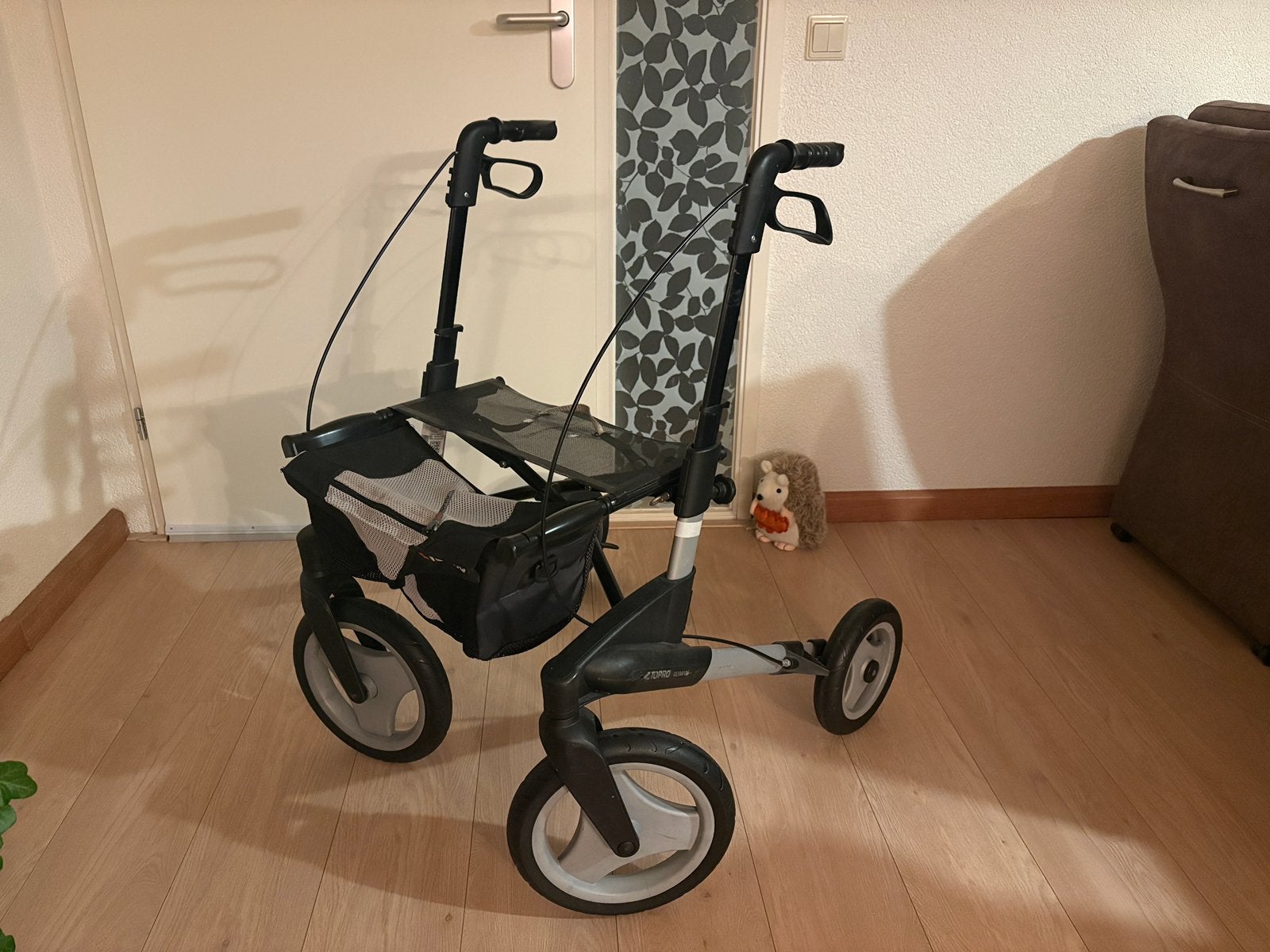 Topro Olympos brede rollator met tas, goede staat!, Diversen, Ophalen, Lichtgewicht, Zo goed als nieuw