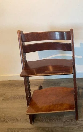 Stokke Tripp Trapp stoel:  70 euro, Ophalen of Verzenden, Gebruikt, Meegroeistoel, Aanschuifbaar