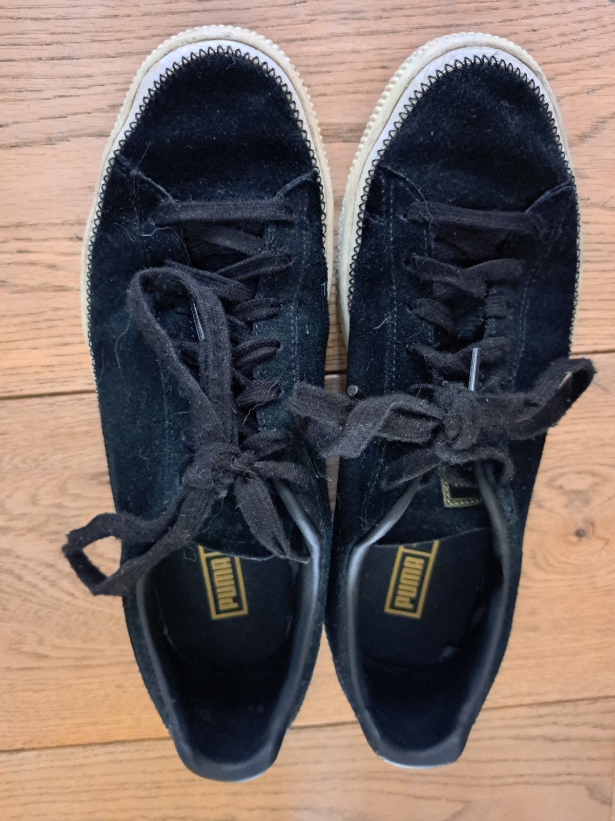 Puma Suede Classic Zwarte Sneakers Maat 40, Puma, Zwart, Ophalen of Verzenden, Sneakers of Gympen