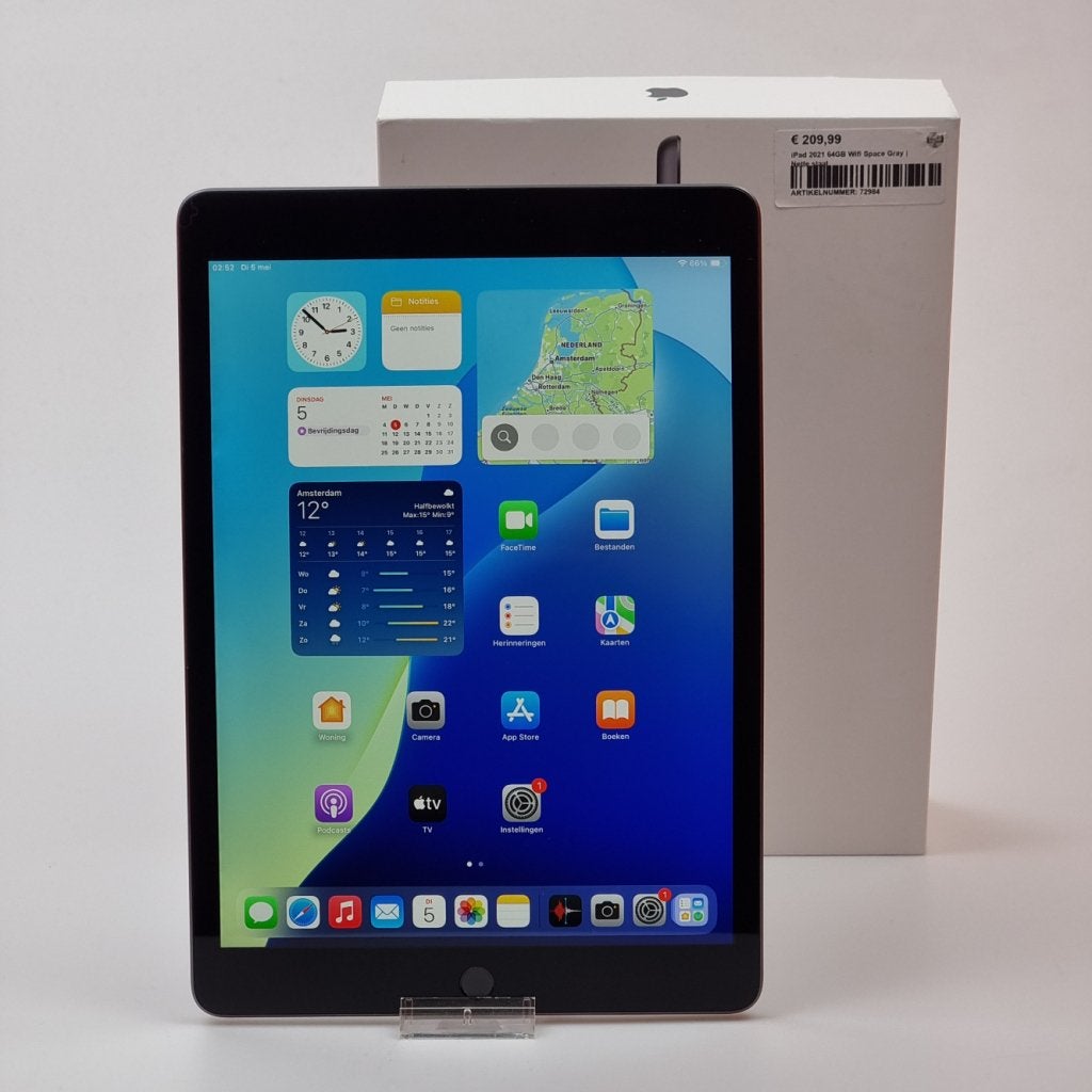 iPad 2021 64GB Wifi Space Gray, Computers en Software, Apple iPads, Apple, Gebruikt, Support@apple.com, One Apple Park Way
Cupertino, CA 95014
United States