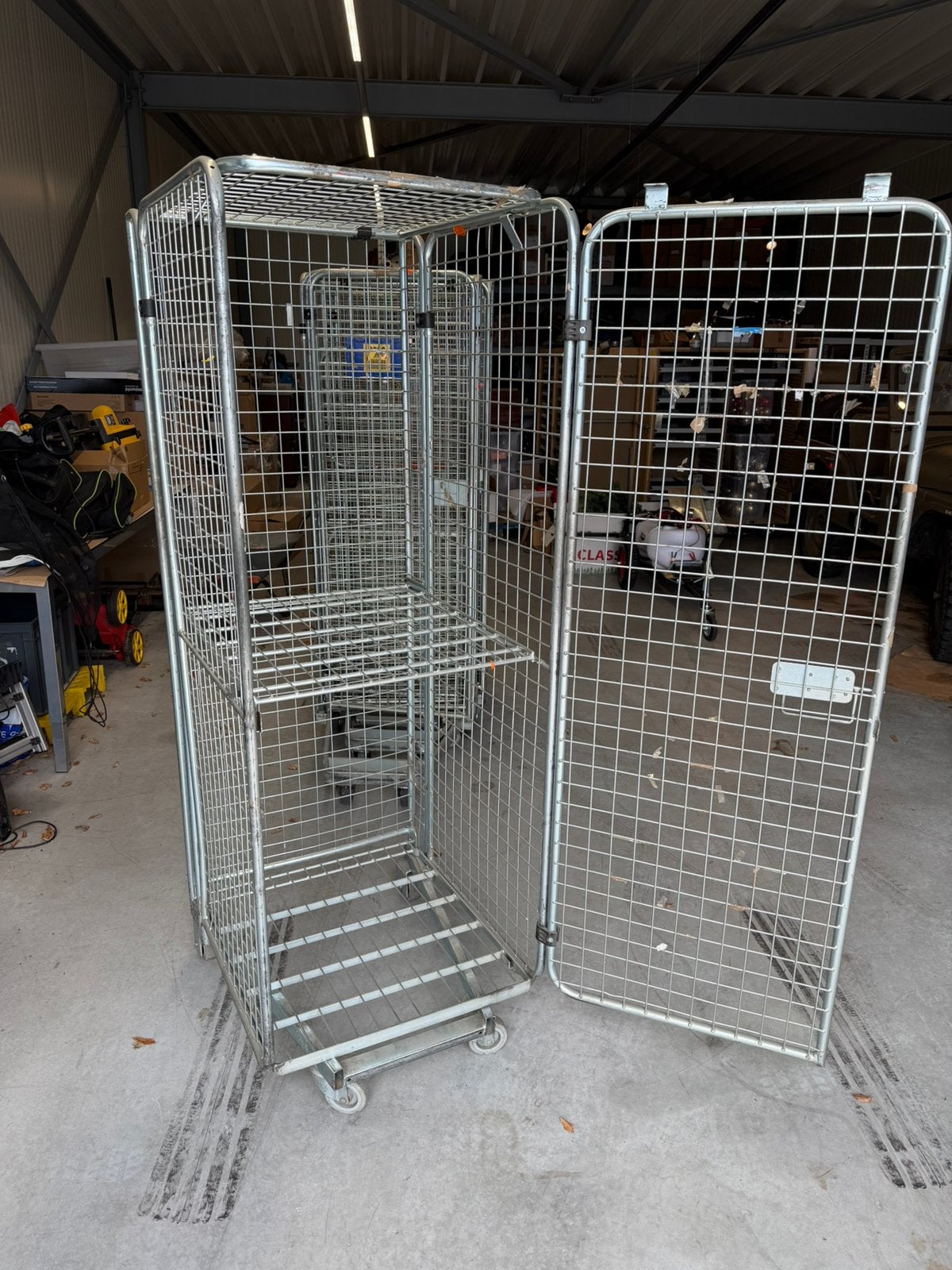 Inklapbare rolcontainer (antidiefstal), 100 liter of meer, Ophalen, Zo goed als nieuw, Transportkar