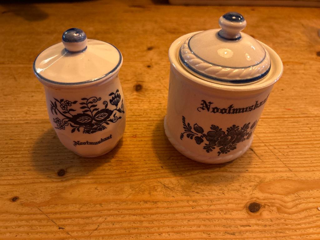 Voorraadpot Nootmuskaat, Antiek en Kunst, Ophalen of Verzenden