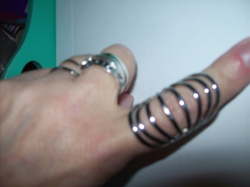 Ring Zilvertint Mooi lang Fraai model Maat 17, Nieuw, 17 tot 18, Dame, Zilver
