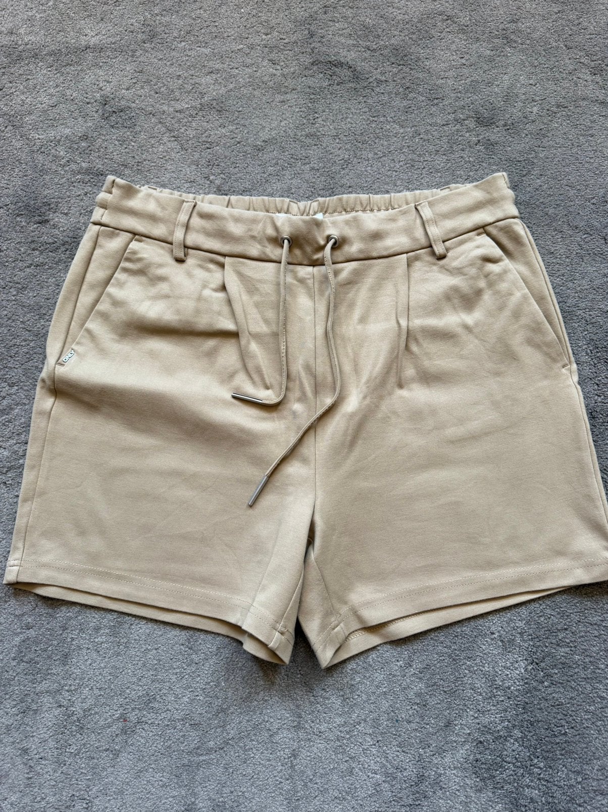 Korte broek dames beige poptrash model Only mt L, Kort, Beige, Maat 42/44 (L), Ophalen of Verzenden