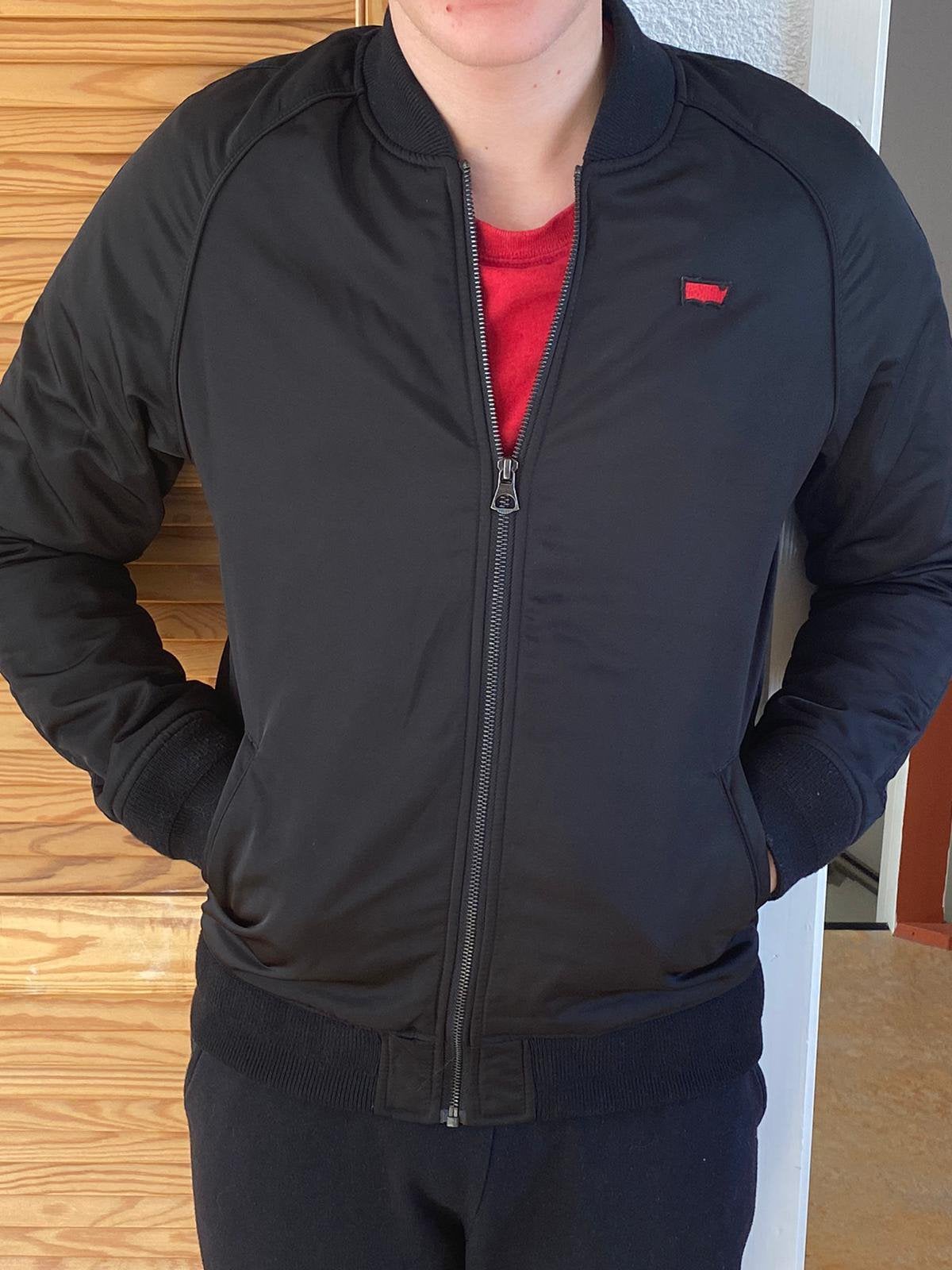 Stoer Levi’s jack maat 16 zwart, Ophalen, Zo goed als nieuw, Levi's, Jongen