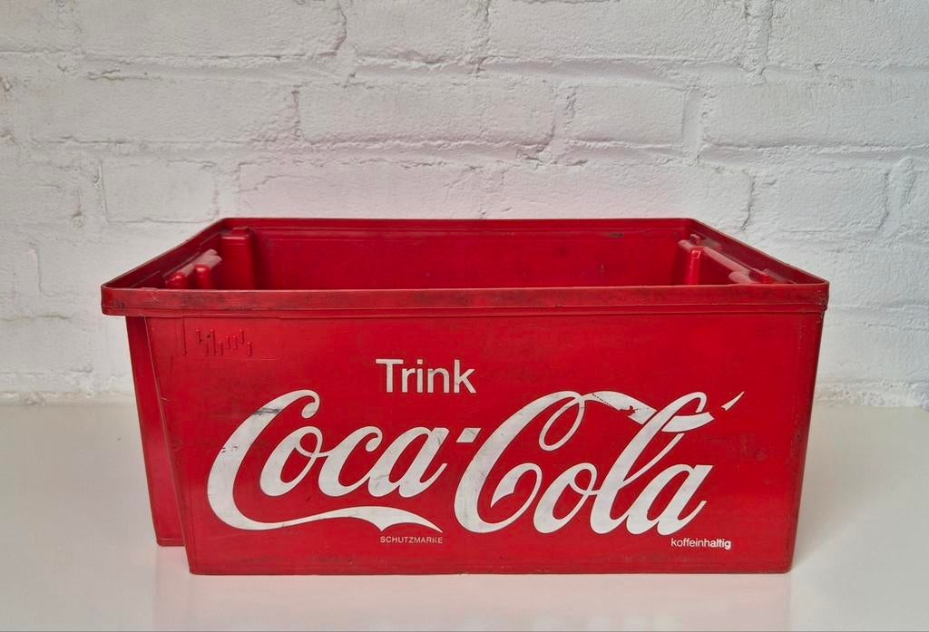 Vintage Coca-Cola fabrieks opbergbak, Ophalen of Verzenden, Gebruikt, Gebruiksvoorwerp