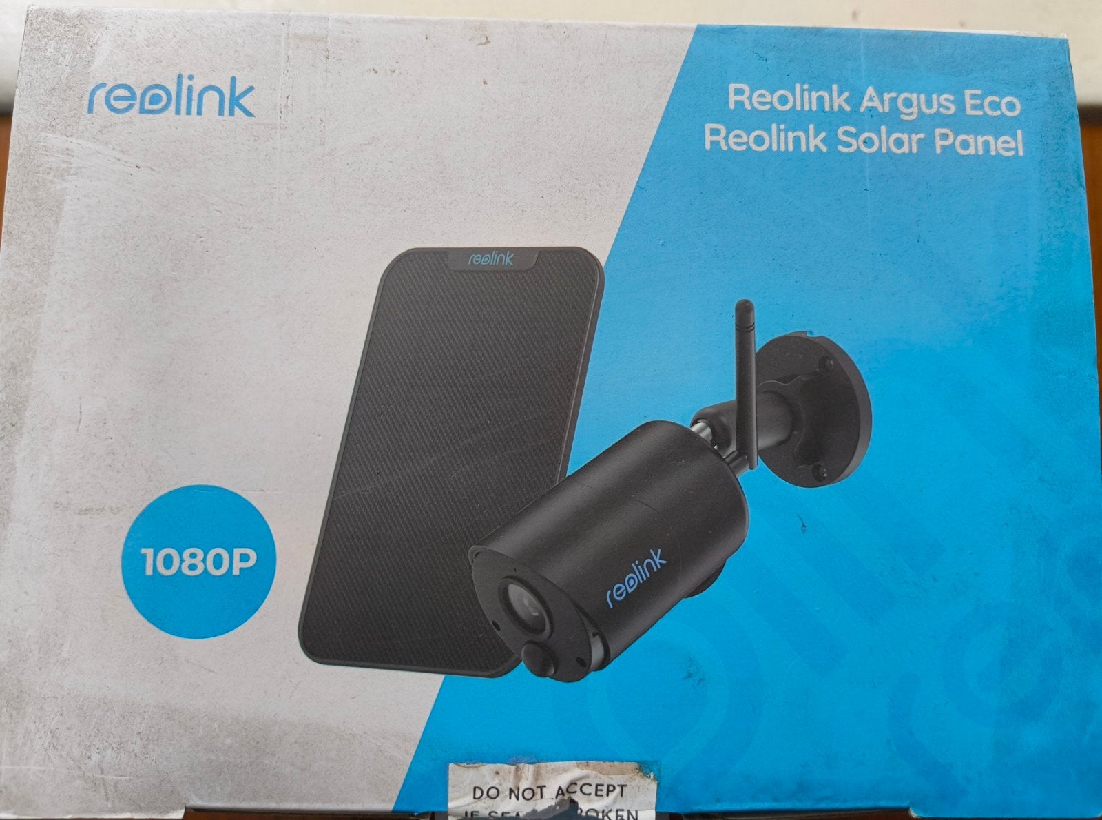 Reolink Argus Eco Beveiligingscamera met Zonnepaneel, Ophalen of Verzenden