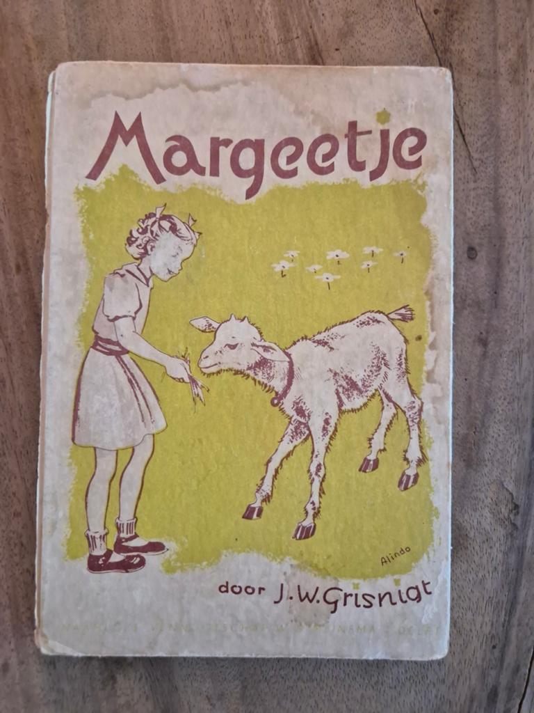 Margreetje - J.W. Grisnigt (Vintage Kinderboek), Ophalen of Verzenden, Gelezen, J.W. Grisnigt, Fictie algemeen