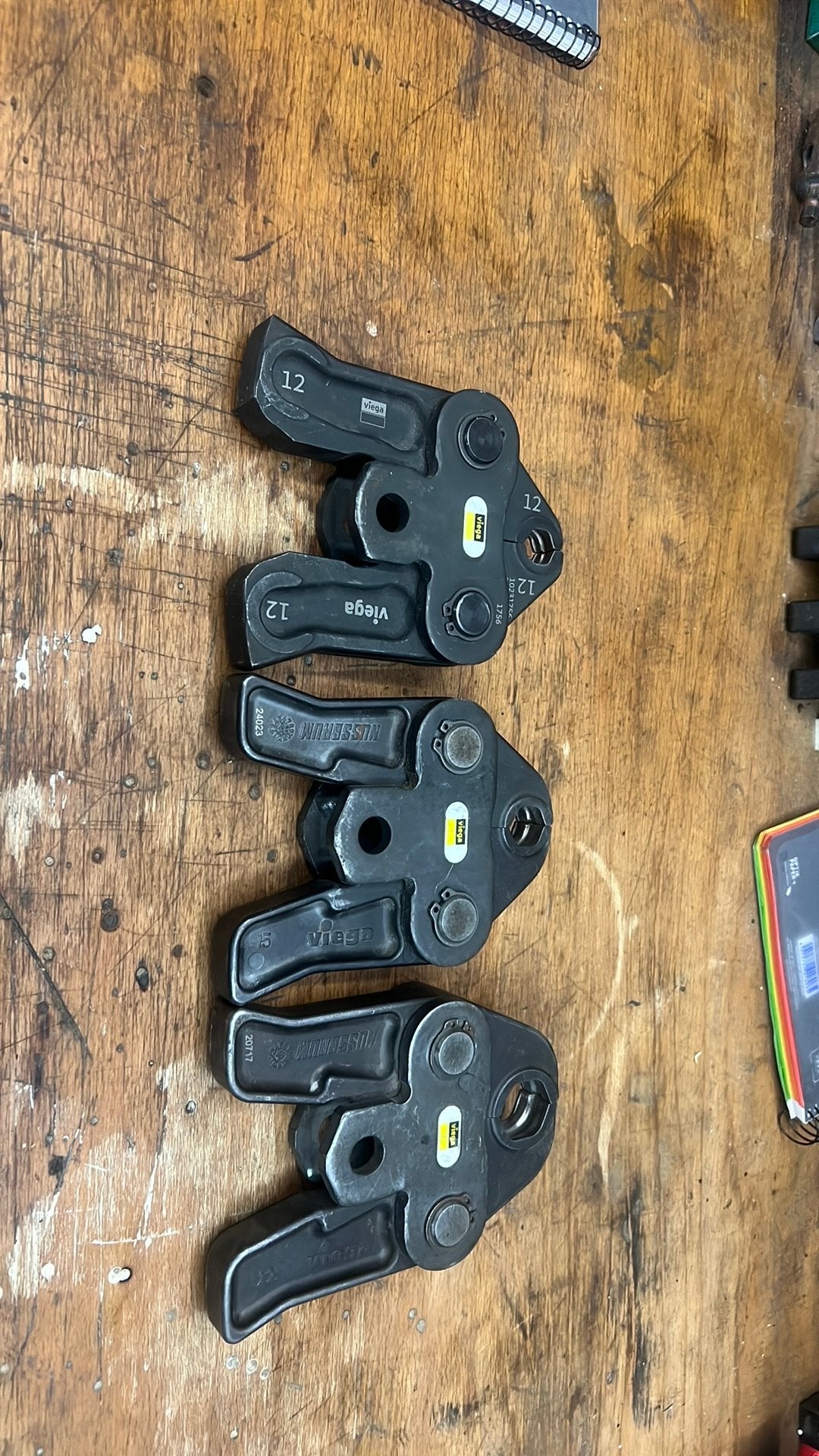 Persbekken Viega set V 12,15,22mm, Ophalen of Verzenden, Zo goed als nieuw