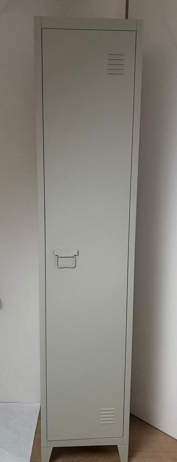 Metalen locker kast - Grijs, Ophalen, Zo goed als nieuw