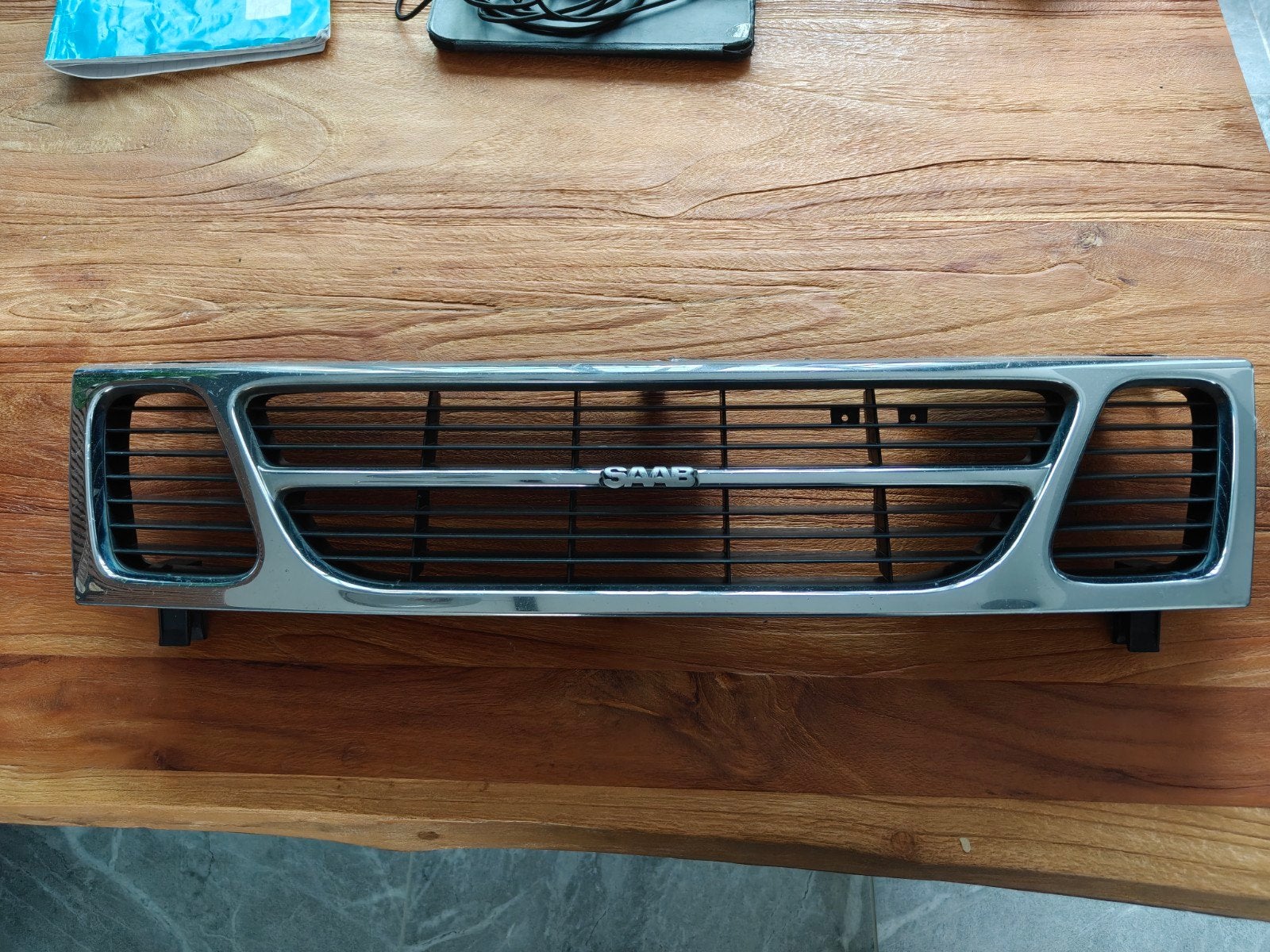 Saab 900ng 9-3 grill, Ophalen of Verzenden, Saab, Motorkap