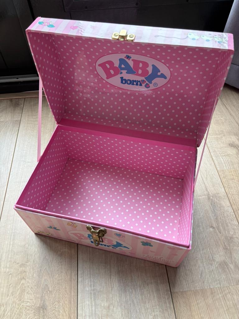 Baby Born schatkist/opbergkist roze, Ophalen, Gebruikt, Overige typen