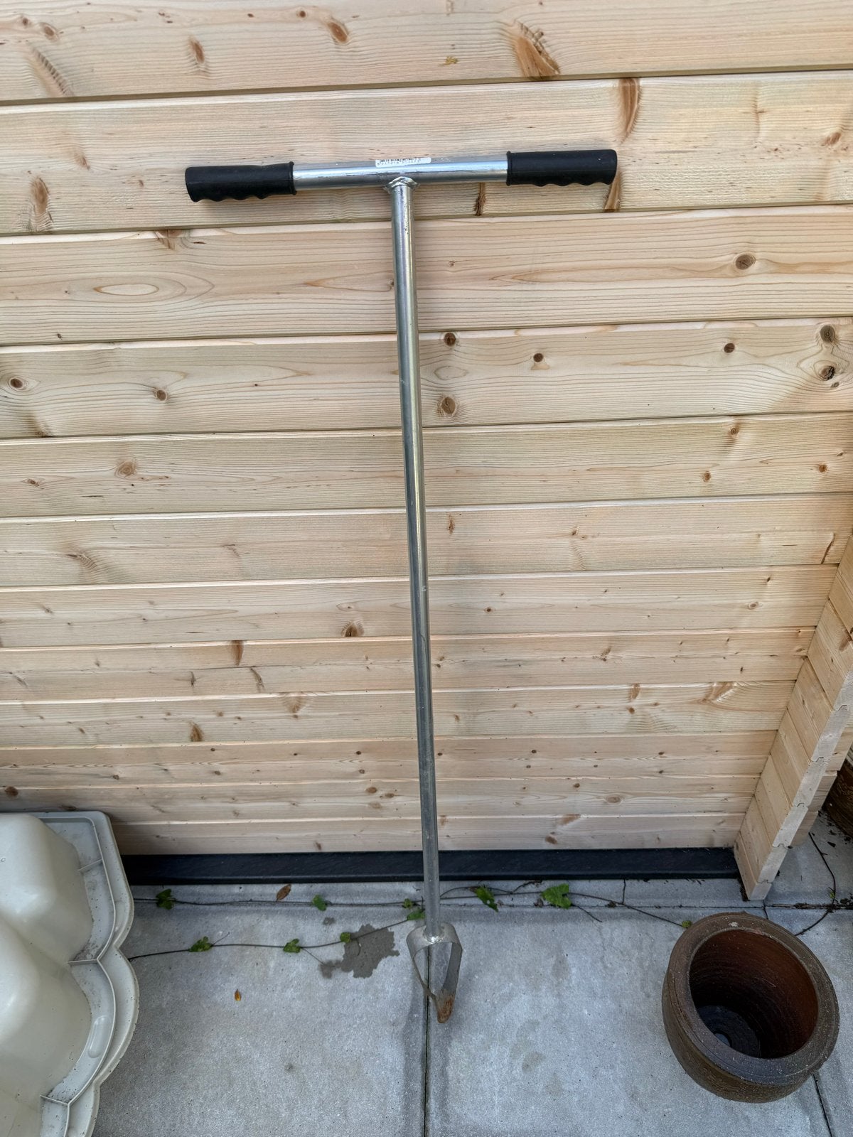 Handgrondboor voor tuin en bouw, Ophalen, Gebruikt, Grondboor
