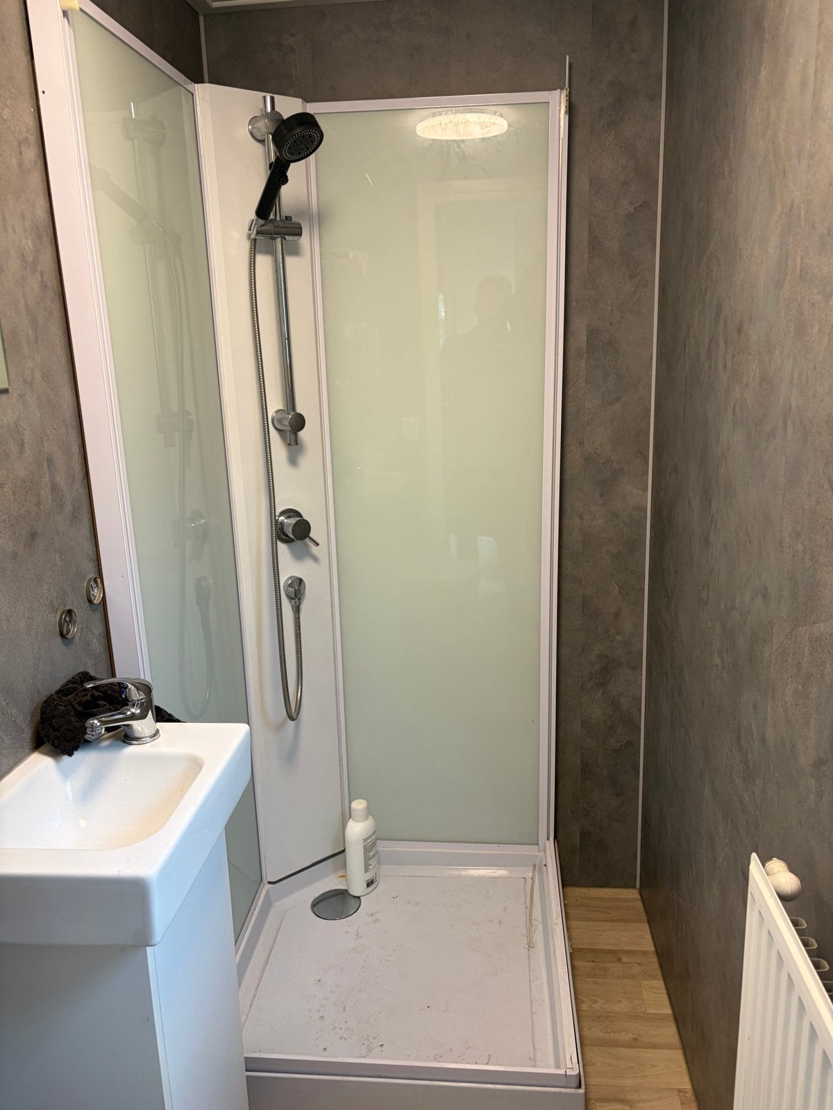 Douchecabine compleet - werkt perfect, Ophalen, Gebruikt, Glas, Douche