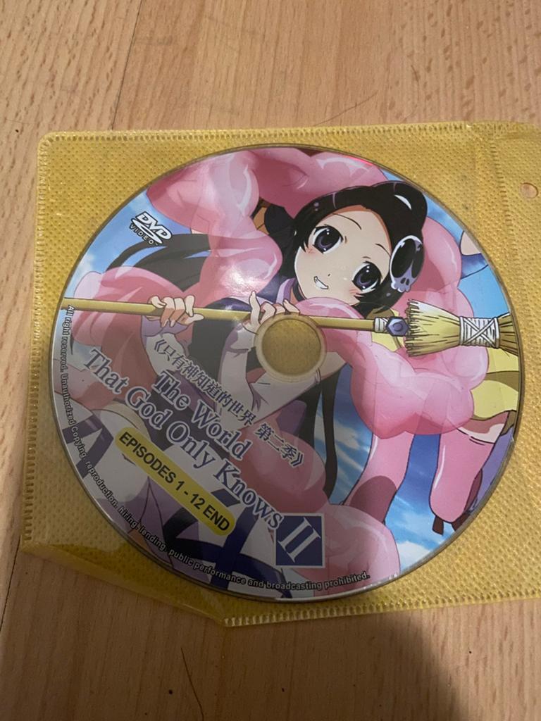 The World God Only Knows Anime Compleet (disc only)!, Alle leeftijden, Ophalen of Verzenden, Zo goed als nieuw, Anime (Japans)