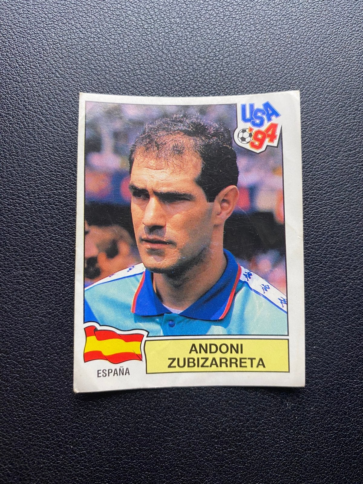 Andoni Zubizarreta - Spanje - Panini WK 1994, Verzamelen, Sportartikelen en Voetbal, Ophalen of Verzenden, Zo goed als nieuw, Buitenlandse clubs