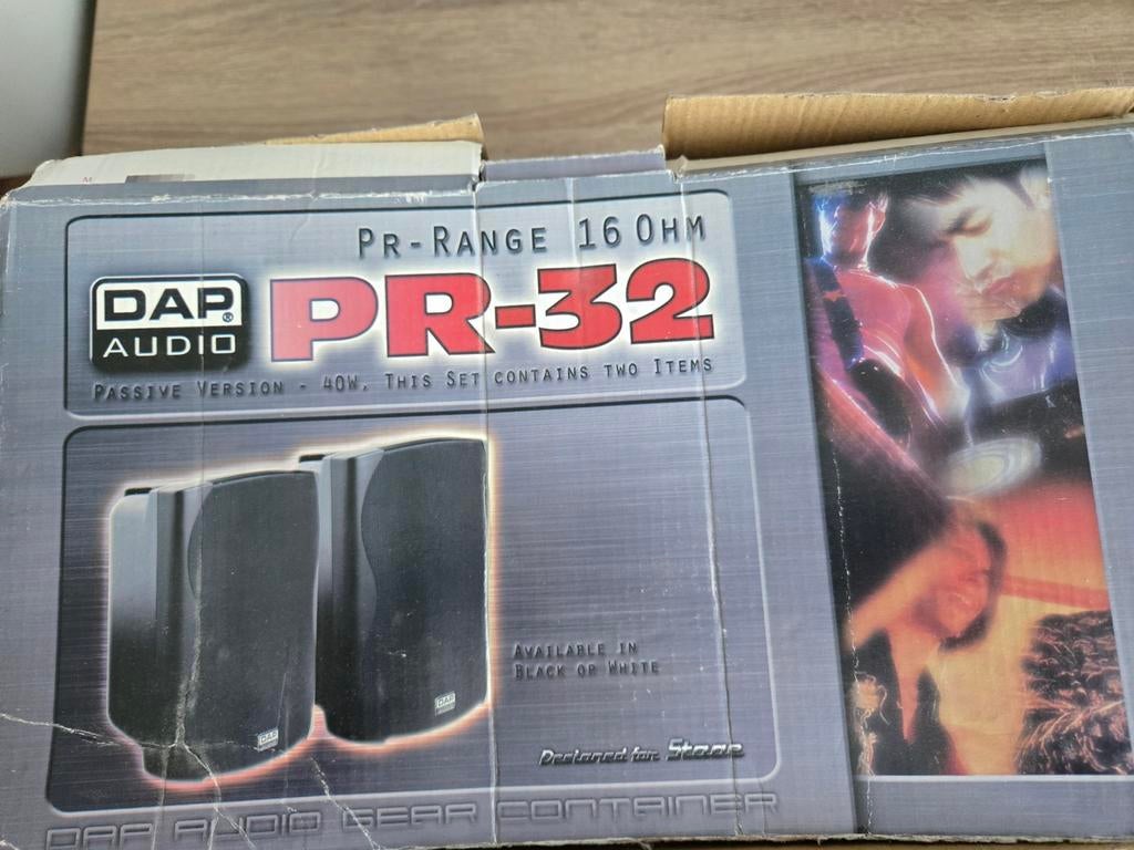 DAP Audio PR-32 Speakerset - Prachtig geluid, Ophalen of Verzenden, 120 watt of meer, Front, Rear of Stereo speakers, Overige merken
