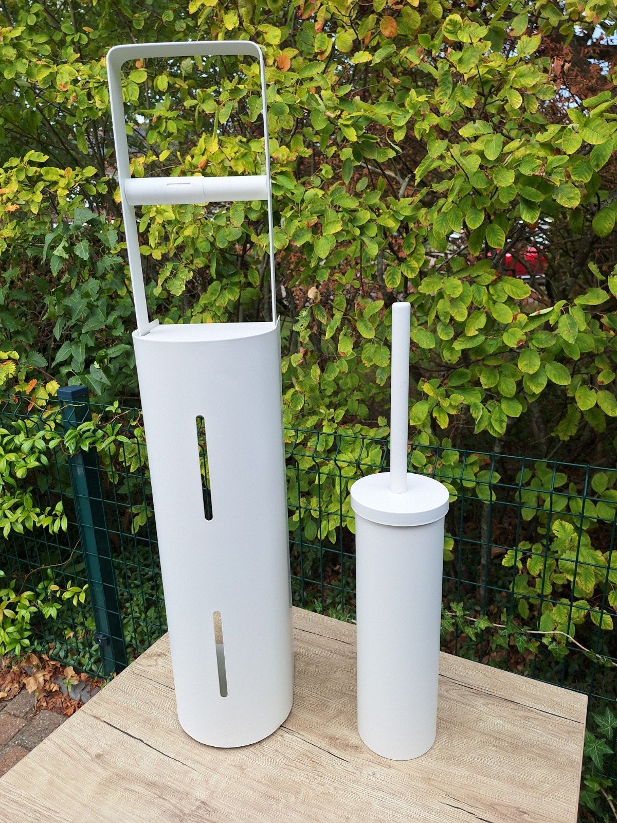 Ikea toiletborstel en toiletrolhouder - Nieuw, Wit, Nieuw, Ophalen, Toilet-accessoire