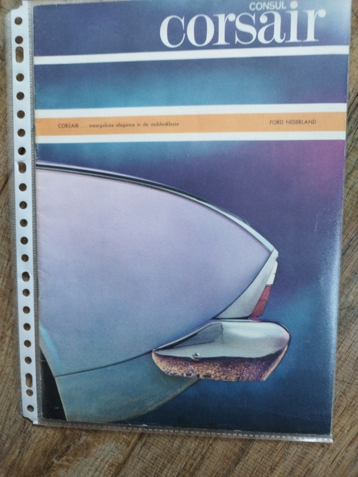 Ford Consul Corsair brochure uit 1964, Nederlands, Ford, Ophalen of Verzenden, Zo goed als nieuw, Ford